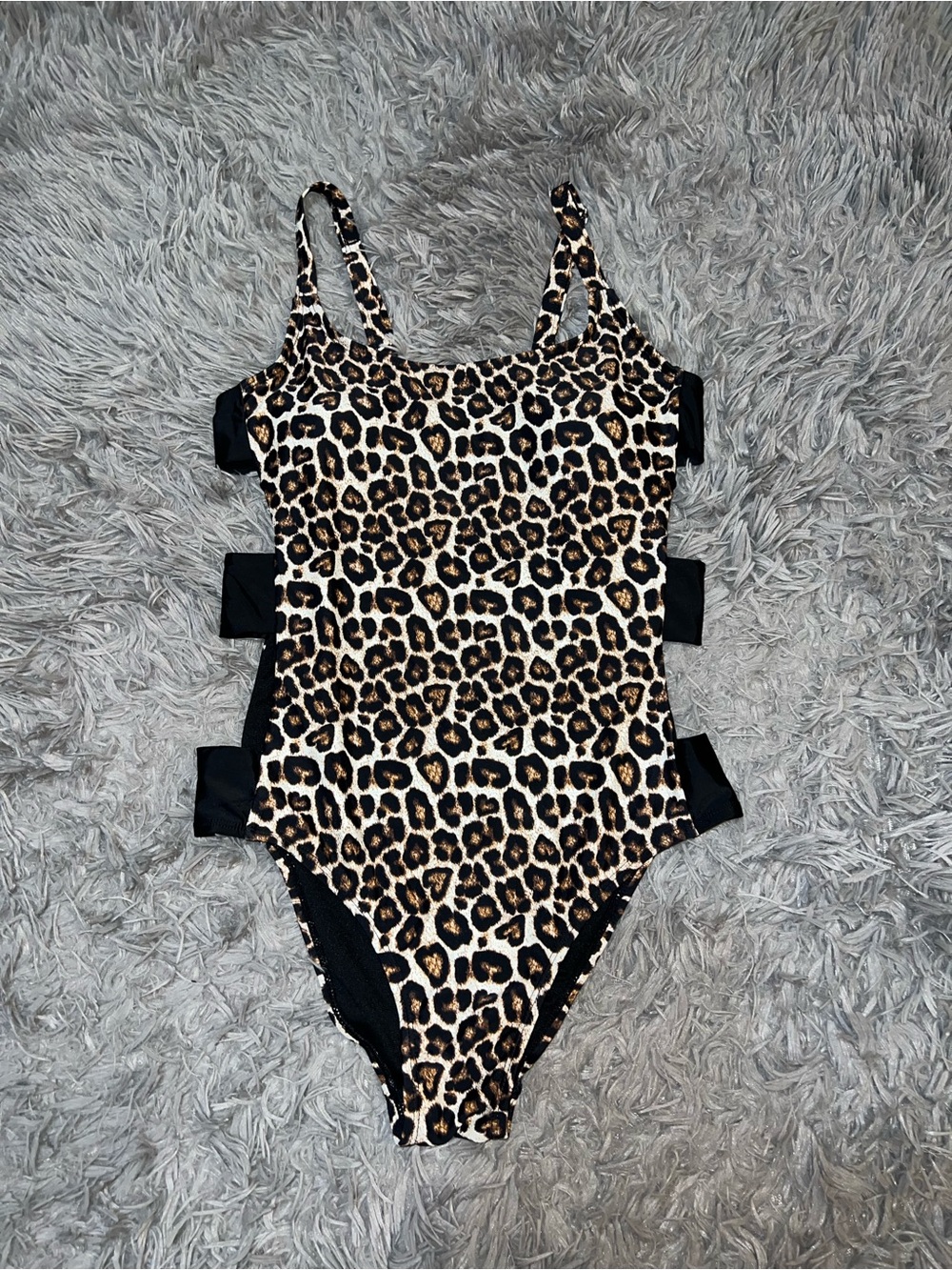 Seashore Chase Side Cutout Animal Print One Piece Swimsuit